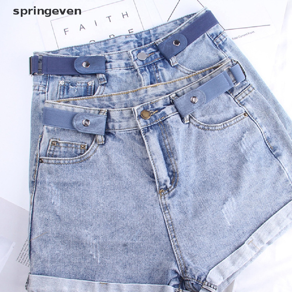 Thắt Lưng Co Giãn Không Khóa Cài Dễ Khóa Thời Trang Mùa Xuân Mới Cho Nam Và Nữ