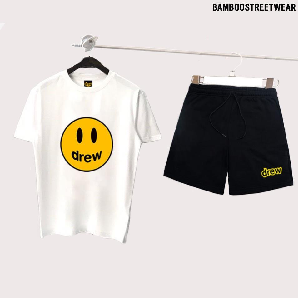 Bộ Thể Thao BamBooStreetWear Dre.W mặt cười chất không xù