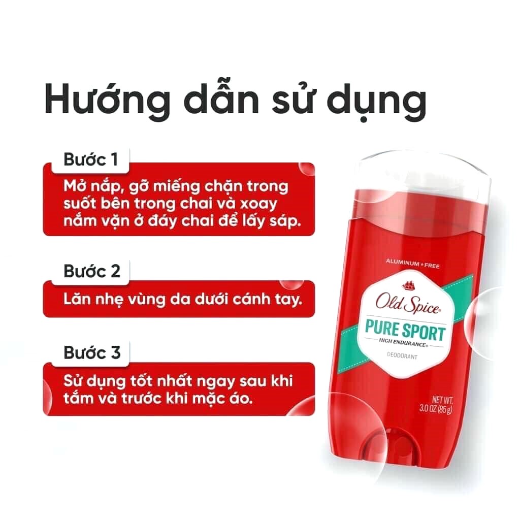 Lăn Khử Mùi Old Spice Pure Sport Mỹ