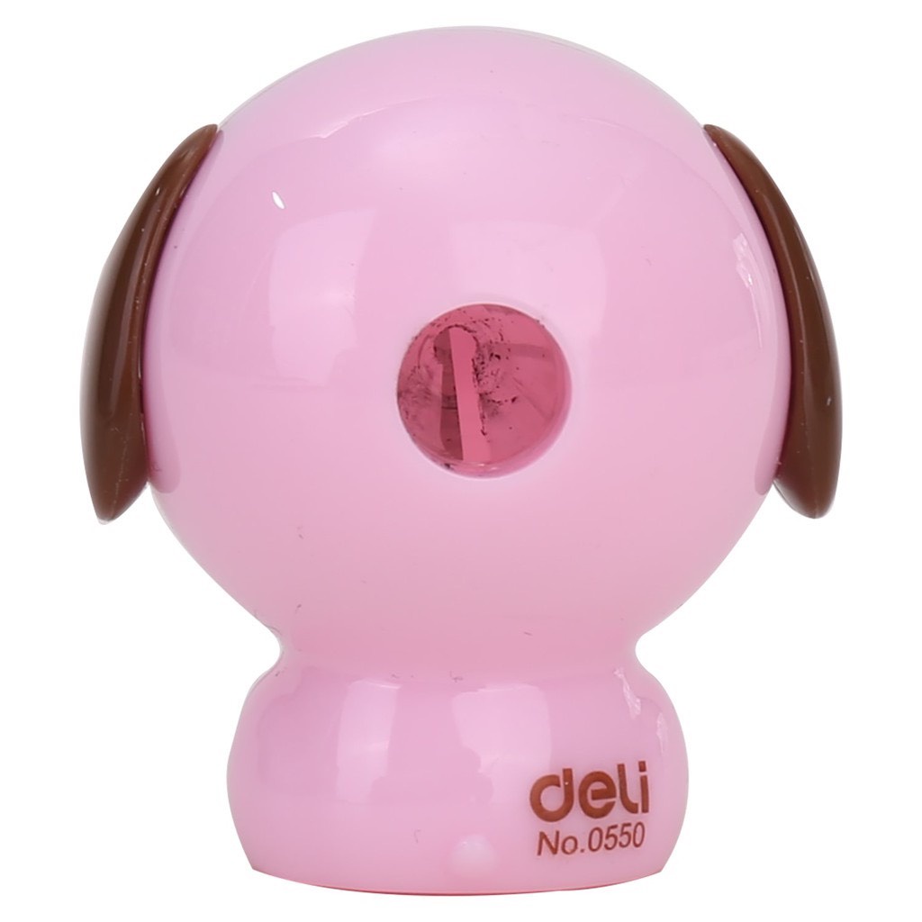 Gọt Bút Chì Hình Thú Deli 4 Màu Hồng, Cam, Xanh Dương, Xanh Lá