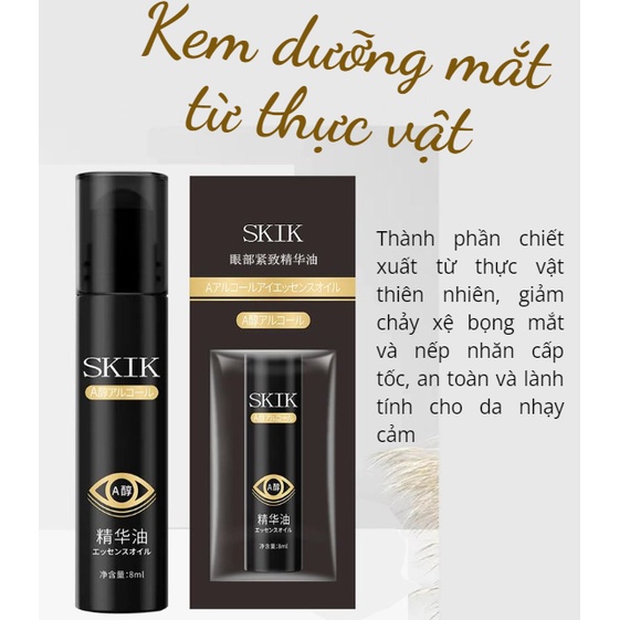 Thanh lăn tan bọng mắt SKIK - giảm thâm quầng mắt, dưỡng da vùng mắt, giảm nếp nhăn, chân chim