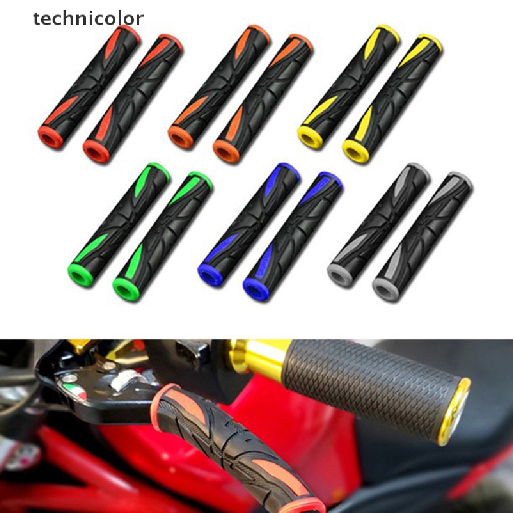 Set 2 Vỏ Bọc Tay Lái Xe Máy / Xe Đạp Bằng Cao Su Chống Trượt TYG