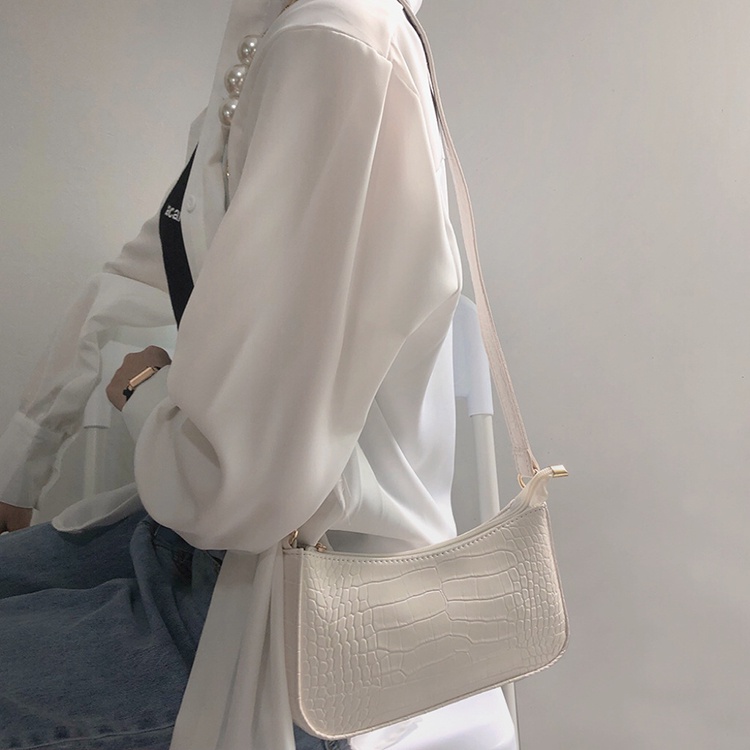 IELGY Túi Đeo Chéo Giả Da Cá Sấu Phong Cách Hàn Quốc Dành Cho Nữ