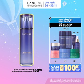 [SHOPEE TRỢ GIÁ] Nước cân bằng giúp ngăn ngừa lão hóa da LANEIGE PRY Skin Refiner 120ml