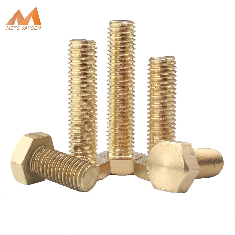 Bu Lông Lục Giác M6 M8 M10 M12 Bằng Đồng Dài 8mm-100mm