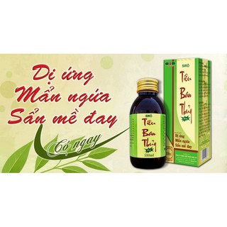 Tiêu ban thủy-giảm mề đay, mẫn ngứa, rôm sẩy