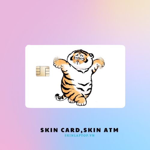 Miếng Dán Thẻ Card FATTIGER | SKIN ATM, Thẻ Xe,Thẻ Chung Cư Trang Trí - Chất Liệu Decal Vinyl Chống Nước