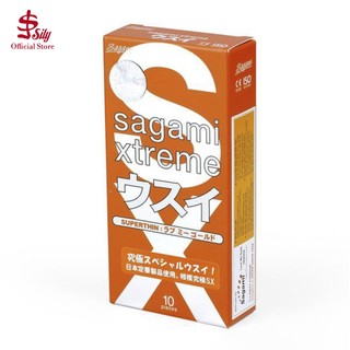 Bao cao su Sagami Orange kiểu truyền thống hộp 10 chiếc Sily Store