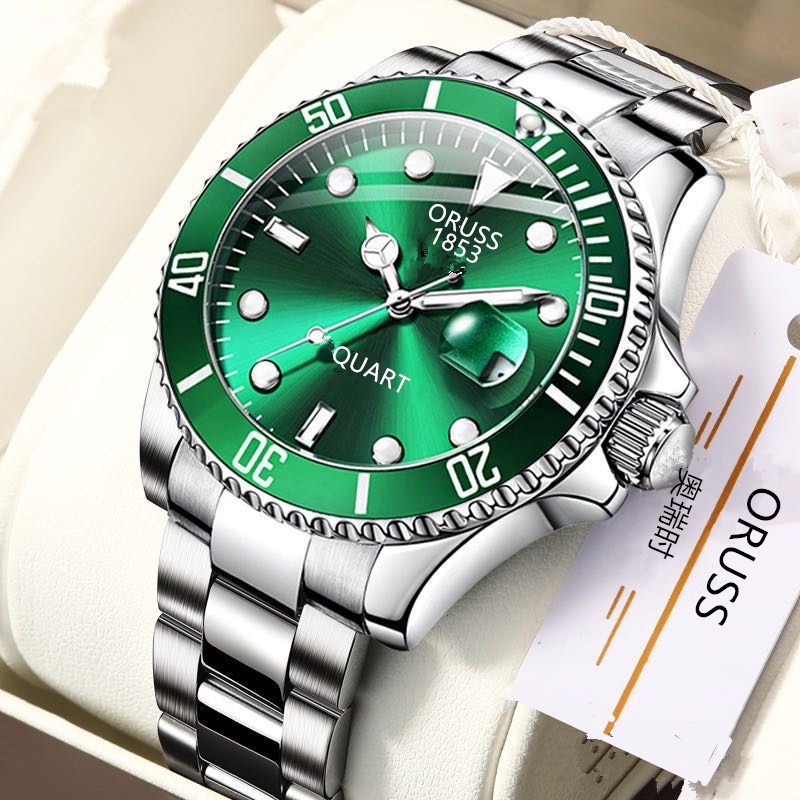 Đồng Hồ Nam Nữ Đai thép chất lượng cao Chính Hãng Cao Cấp Có Lịch Ngày đồng hồ cơ đồng hồ thạch anh Giá Rẻ rolex Green Water Ghost Phong Cách Thời Đẹp Đẳng Cấp người đàn ông thành công Đẹp việc kinh doanh Kinh trang sức tay