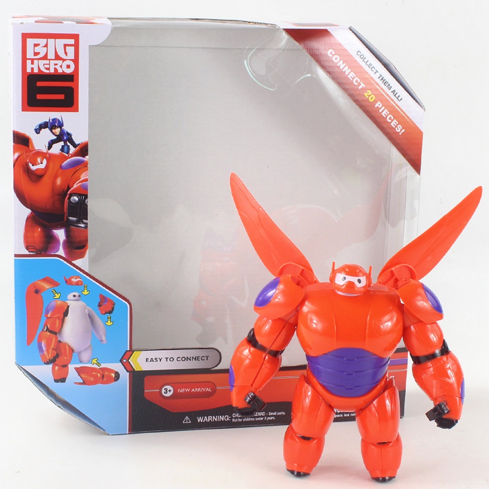 Mới Mô Hình Đồ Chơi Robot Baymax Big Hero 6 Baymax 6 16cm