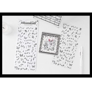 1 Sticker Dán Trang Trí Sổ Lưu Niệm