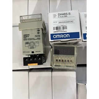 (Omron) Rơle thời gian Omron DH48S-S một bộ cả đế bao gồm DH48S-S , DH48S-1Z, DH48S-2Z