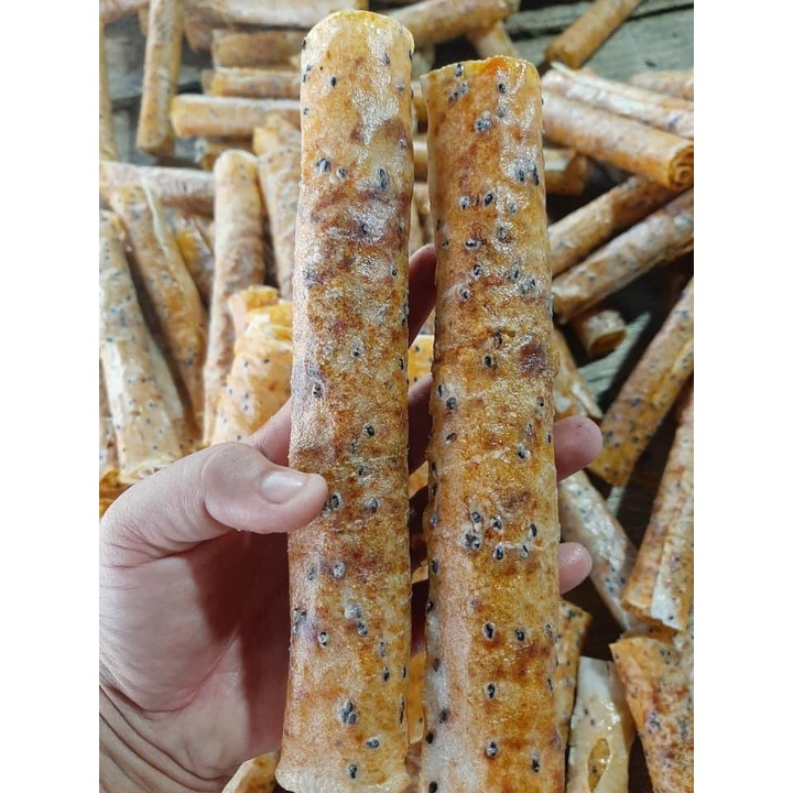 10 gói bánh tráng mắm ruốc chà bông FullTopping Anh Bảy Mập