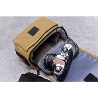 Hình thật-Túi đựng máy ảnh Microless vải canvas