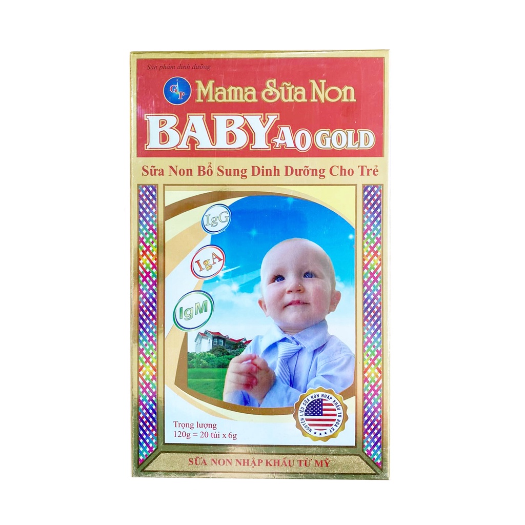 Sữa non Mama Colostrum cho bé 20 túi chính hãng