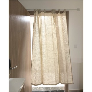 Rèm cửa linen phong cách mộc Vintage