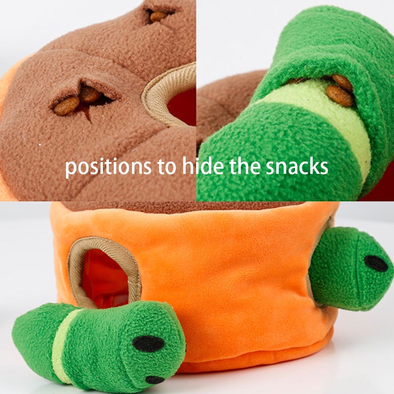 HamshMoc Đồ Chơi Nhai Gặm Tương Tác Bằng Vải Bông Mềm Mại Hình Tô Thức Ăn Cho Cún Cưng 9