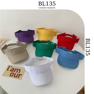 Nón Lưỡi Trai Nam Nữ Thể Thao Nửa Đầu Trơn Chống Nắng, Mũ Tennis Unisex Thời Trang Ulzzang Chất Kaki - BL135