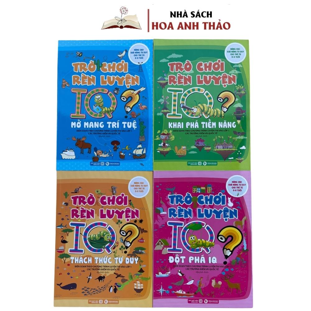 Sách - Trò Chơi Rèn Luyện IQ Nâng Cao Khả Năng Tư Duy Cho Trẻ Từ 0 - 8 Tuổi