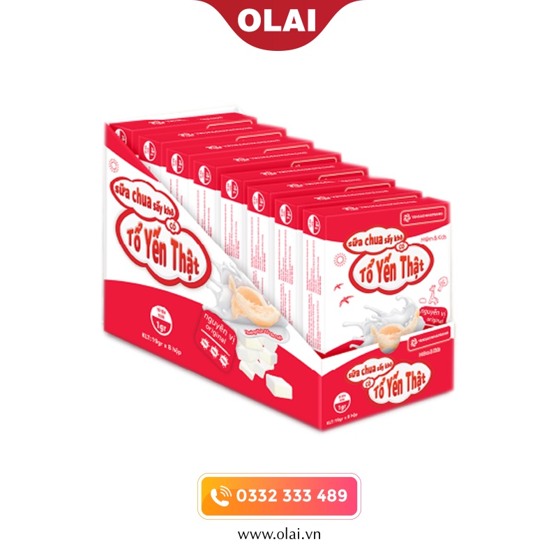 Sữa chua sấy khô Yến sào - Tốt cho trẻ ăn dặm, ăn vặt và người ốm