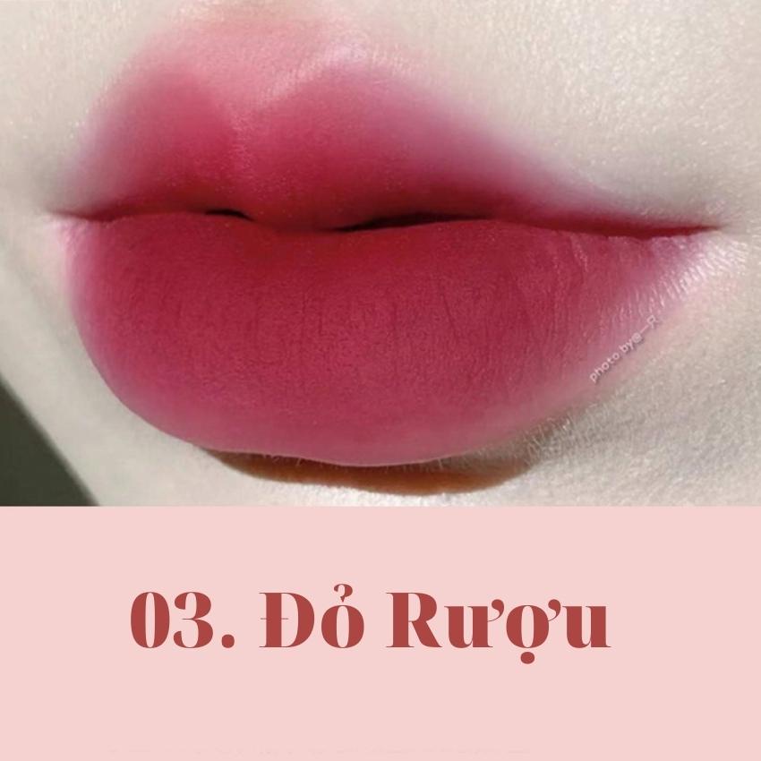 SET 6 CÂY SON KEM LÌ HEO HỒNG HERORANGE - Ecotony