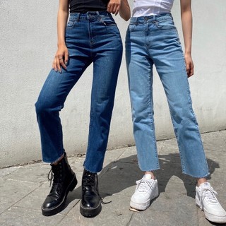 Quần jeans basic Mia Ritta J465 quần jean ống đứng cạp cao basic