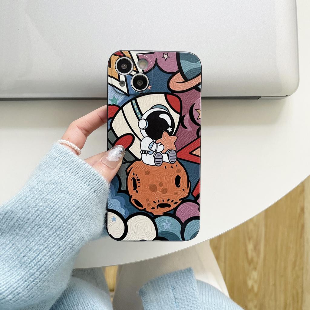 Ốp Điện Thoại In Hình Hành Tinh Mặt Trăng Cho iPhone 14promax 14 13 12 11 7plus XS XR XSMAX