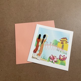 THIỆP HANDMADE GIẤY QUILLING HANDMADE