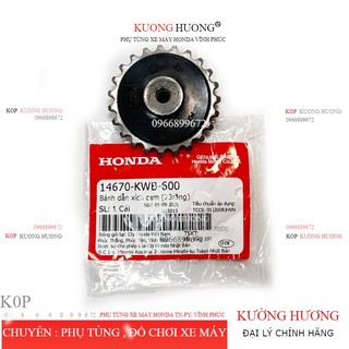 Bánh dẫn xích cam xe wave rs - rsx - s 110 chính hãng honda