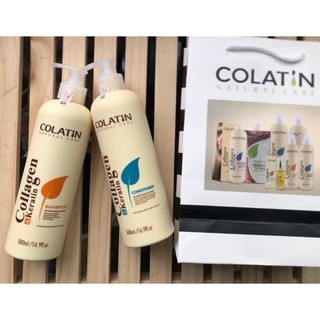 CẶP GỘI XẢ COLLATIN PHỤC HỒI 1000ML - COLATIN
