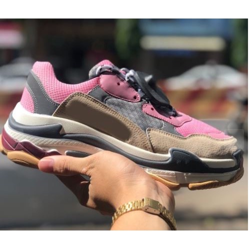 Giày Thể Thao Balen Nam Nữ - TONGKHOSI1945 Màu hồng thời trang