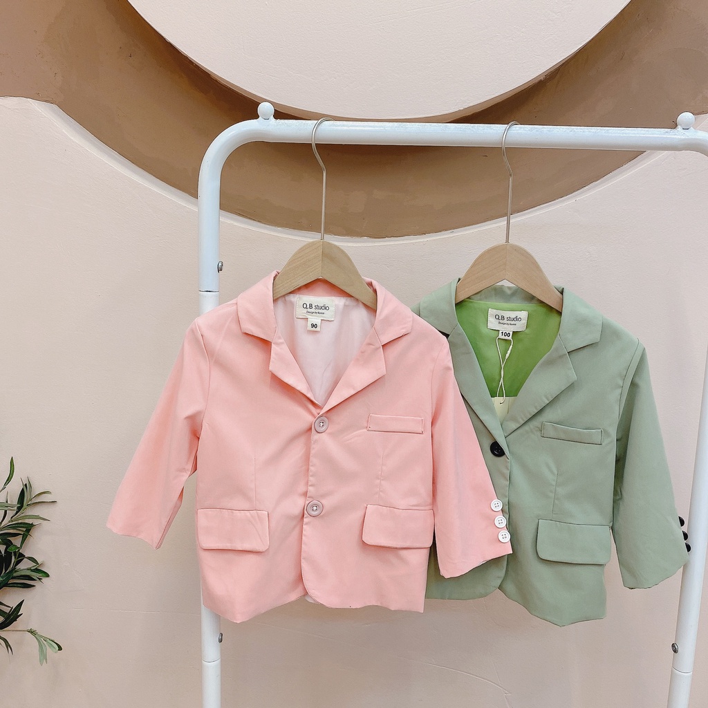 Áo vest hồng, xanh Q.B Studio