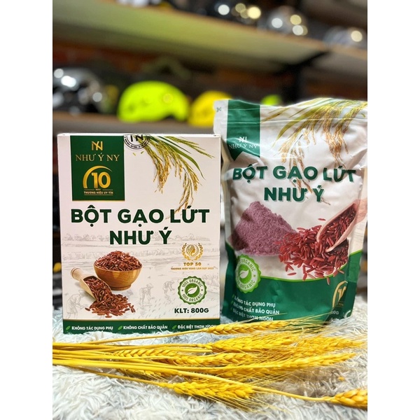 Bột Gạo Lứt Giảm Cân, Lợi Sữa Như Ý NY (Tặng kèm thước dây đo eo).