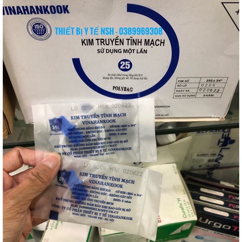 KIM CÁNH BƯỚM 23G 25G VINAHANCOOK KIM BƯỚM TRUYỀN TĨNH MẠCH CÁNH BƯỚM TIỆT TRÙNG 23G 25G VINAHANCOOK