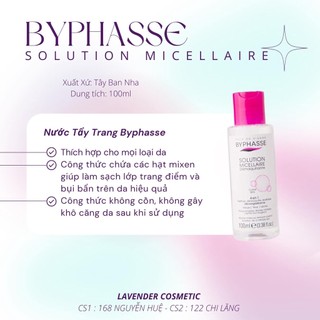 Nước tẩy trang Byphasse Solution Micellaire 500ml Các Loại