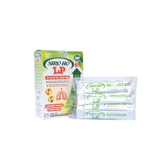 Siro ho lp hỗ trợ bổ phế, giảm ho, đau rát họng hộp 20 gói x 10ml