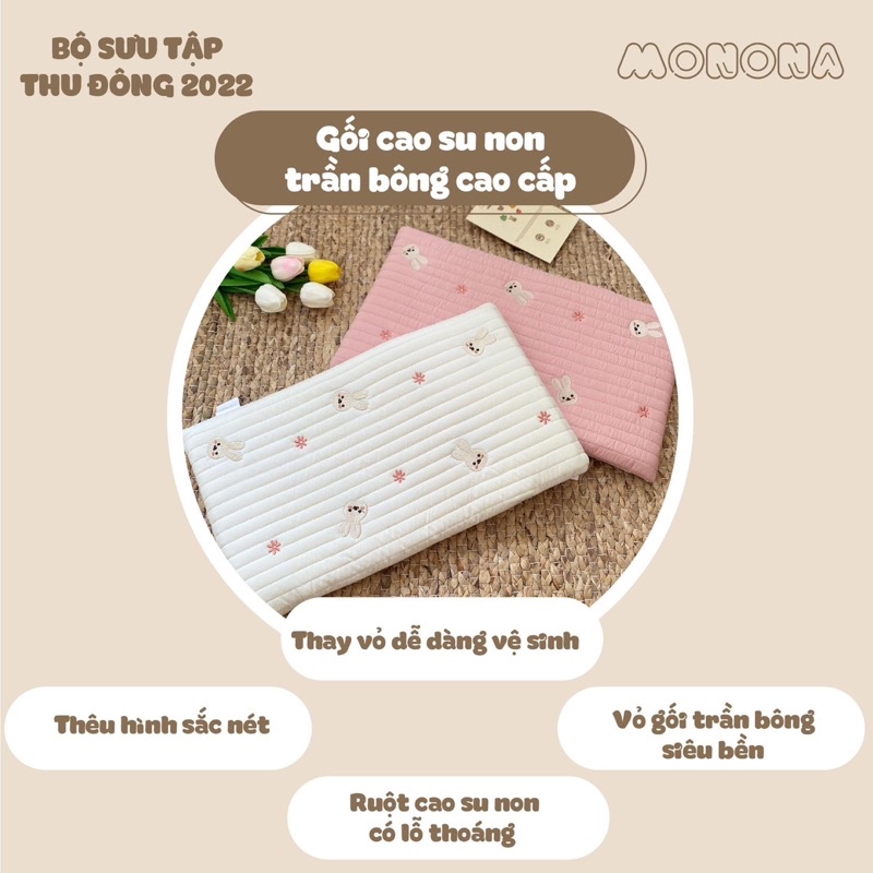 Gối cao su non Monona