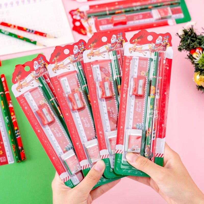 Set quà 5 món Noel, Christmas, Giáng sinh, quà tặng Noel giá rẻ