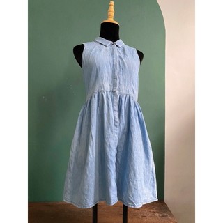 Đầm sơ mi giả jean (DAM058)