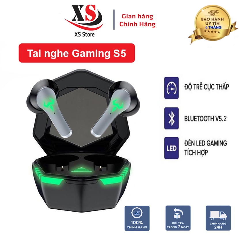 Tai Nghe Gaming XS Store S5 - Bass Hay, Pin Trâu, Chống Ồn, Độ Trễ Thấp