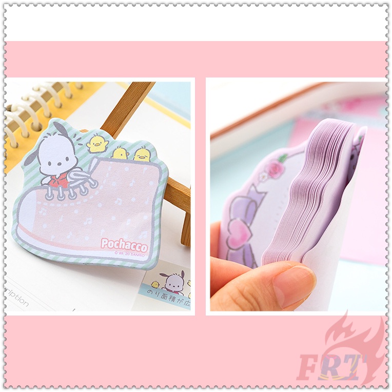 30 Tờ / Bộ ✿ Ghi Chú Dính Sanrio Q-4 ✿ Giấy Dán Ghi Chú Họa Tiết Hello Kitty / Little Twin Stars / Pochacco / My Melody / Keroppi N Times