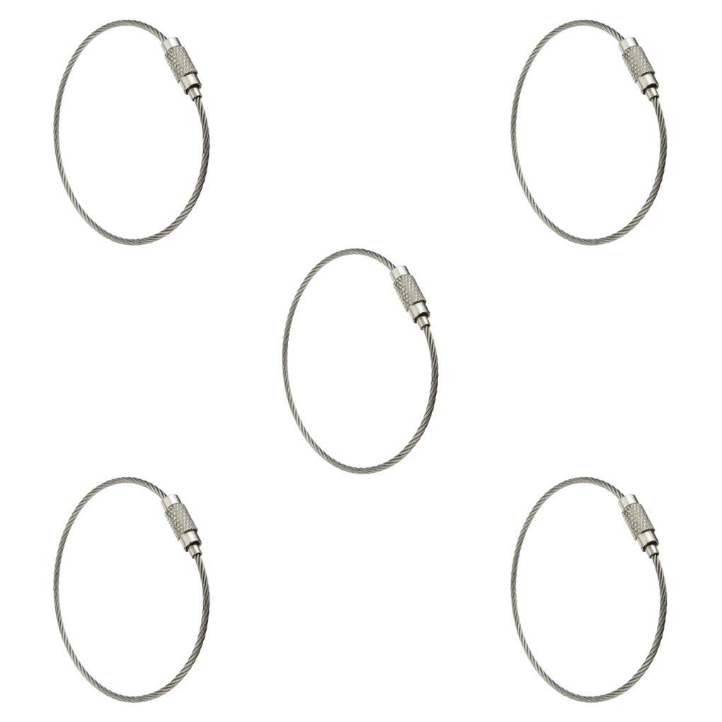 Set 1 / 2 / 3 / 5 Giá Đỡ Chìa Khóa Bằng Thép Không Gỉ