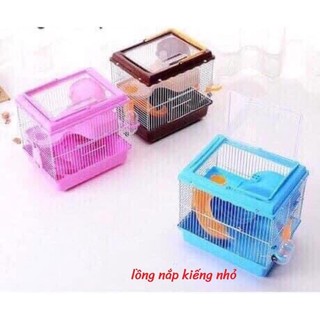 Lồng hamster nắp kiếng nhỏ