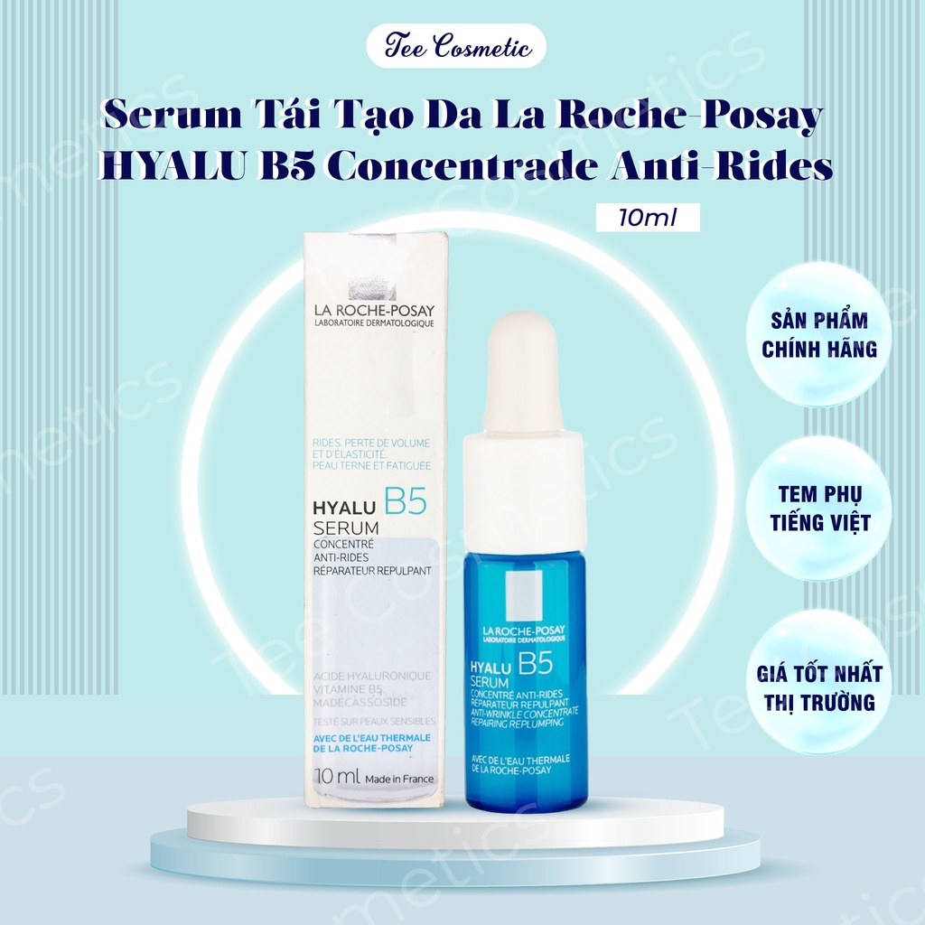 SERUM La Roche Posay Hyalu B5 10ml Dưỡng Chất Phục Hồi Chuyên Sâu [Date 2025]