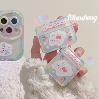 Vỏ Bảo Vệ Hộp Sạc Tai Nghe AirPods 1 / 2 AirpodsPro gen3 AirPods pro2 Chống Sốc Hình Thỏ Dễ Thương
