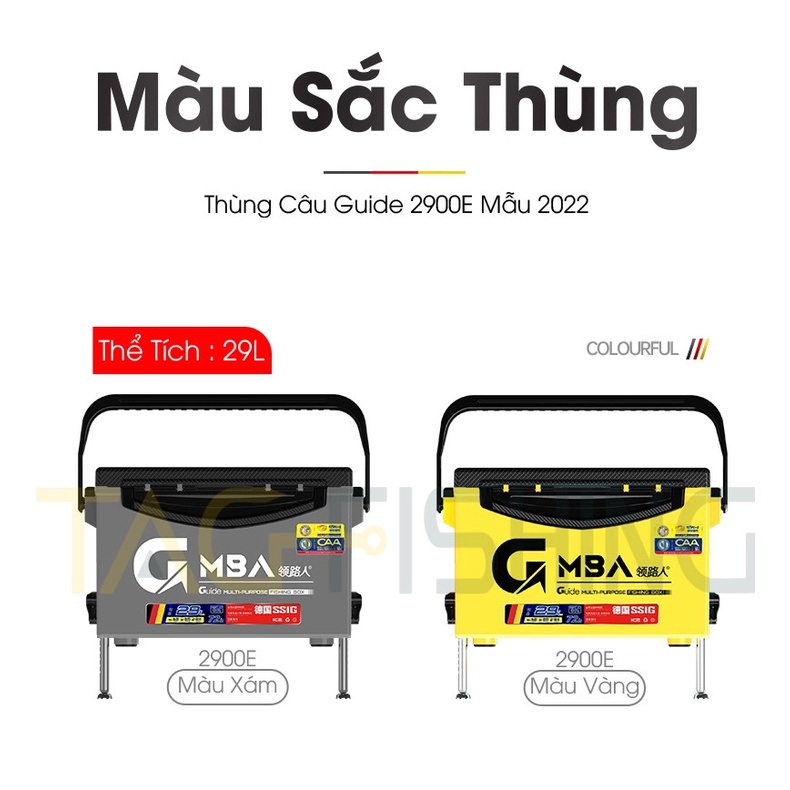 Thùng Câu GUIDE 2900E Carbon 2022