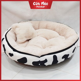 Đệm bò sữa thú cưng - nệm chó mèo