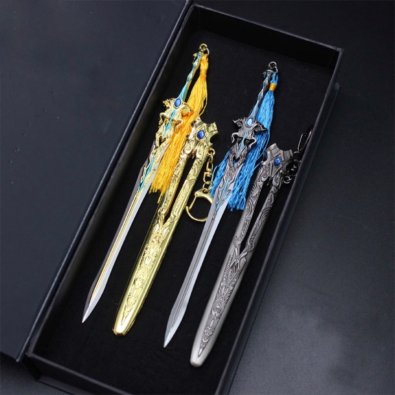 Mô hình Thất Sát Kiếm trong Đấu La Đại Lục Dài 22cm Kim Loại Cao Cấp Mô hình trưng bày trang trí