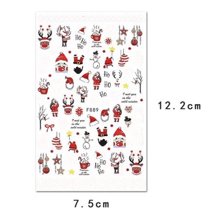 Sticker Dán Móng Họa Tiết Chim Cánh Cụt 3D