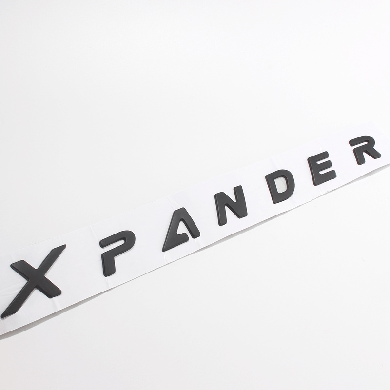 Miếng Dán Logo Chữ Cái ABS 3D Trang Trí Mui Xe Hơi Mitsubishi Xpander 2017 2018 2019 2020 2021 2022